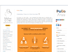Tablet Screenshot of poliofree.org